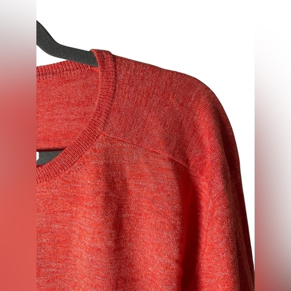 J.Crew Red Crewneck Sweater Long Sleeve Pullover Women’s XL - Picture 3 of 7